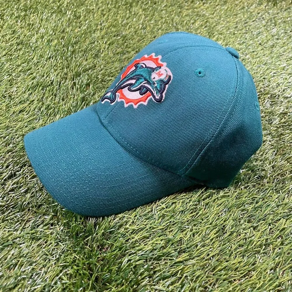 NFL Miami Dolphins Reebok Cap with embroidered dolphins logo